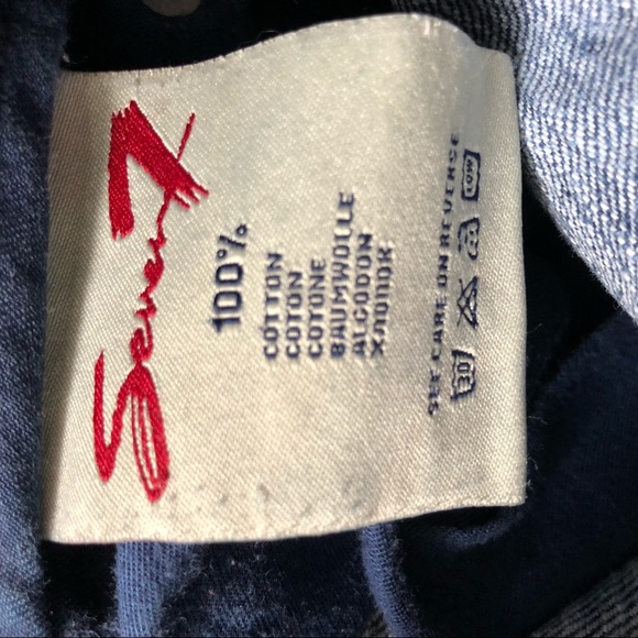 Seven 7 Jeans Blue Denim Fashion Designer Sz 28 x 32 Straight  fit - Picture 5 of 5
